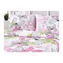 Voir la diapositive 3 : GENERIQUE Parure de lit - 1 housse de couette 220 x 240 cm + 2 taies d'oreiller 60 x 60 cm - 65% coton, 35% polyester - Rose