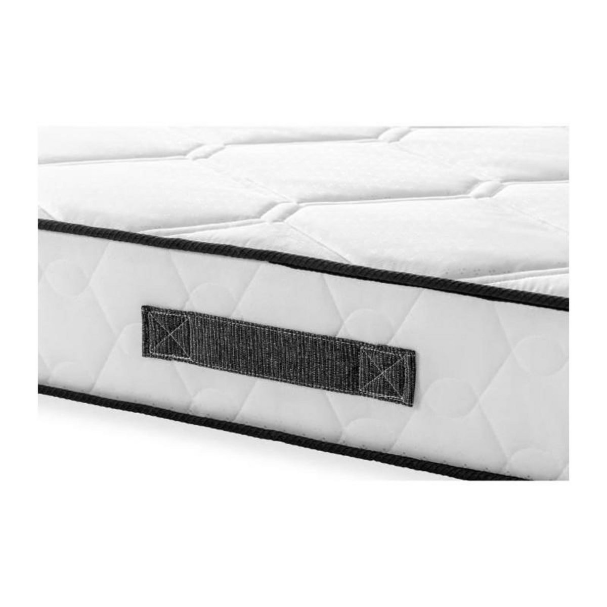 DEKO DREAM DEKO DREAM Détente Ensemble matelas + sommier 140 x 190 cm - Ressorts - 7 zones - 19 cm - Équilibré