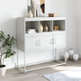 Voir la diapositive 3 : VIDAXL Buffet blanc 100,5x39x107 cm acier
