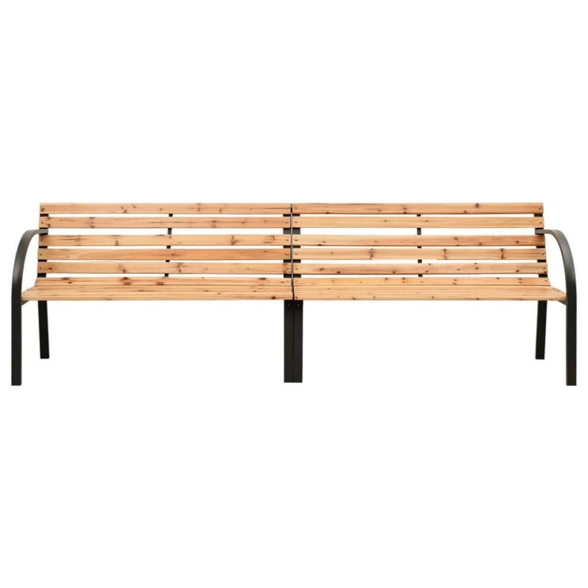 VIDAXL Banc double de jardin 225 cm Bois de sapin massif