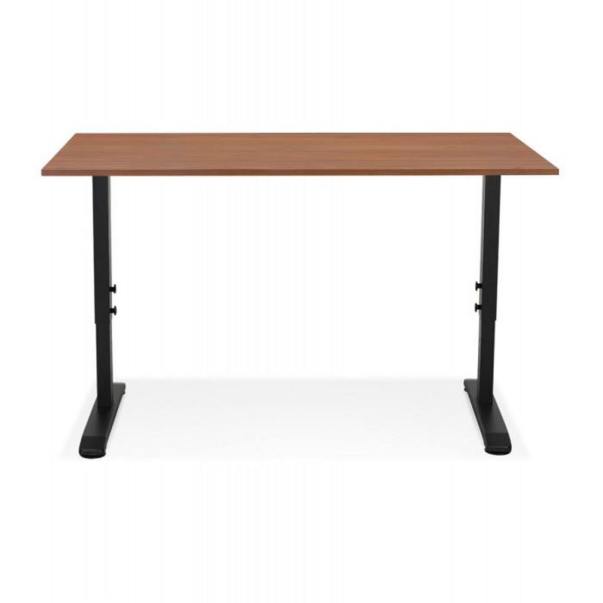 Paris Prix Bureau Hauteur Réglable  Mathew  160cm Noir & Noyer