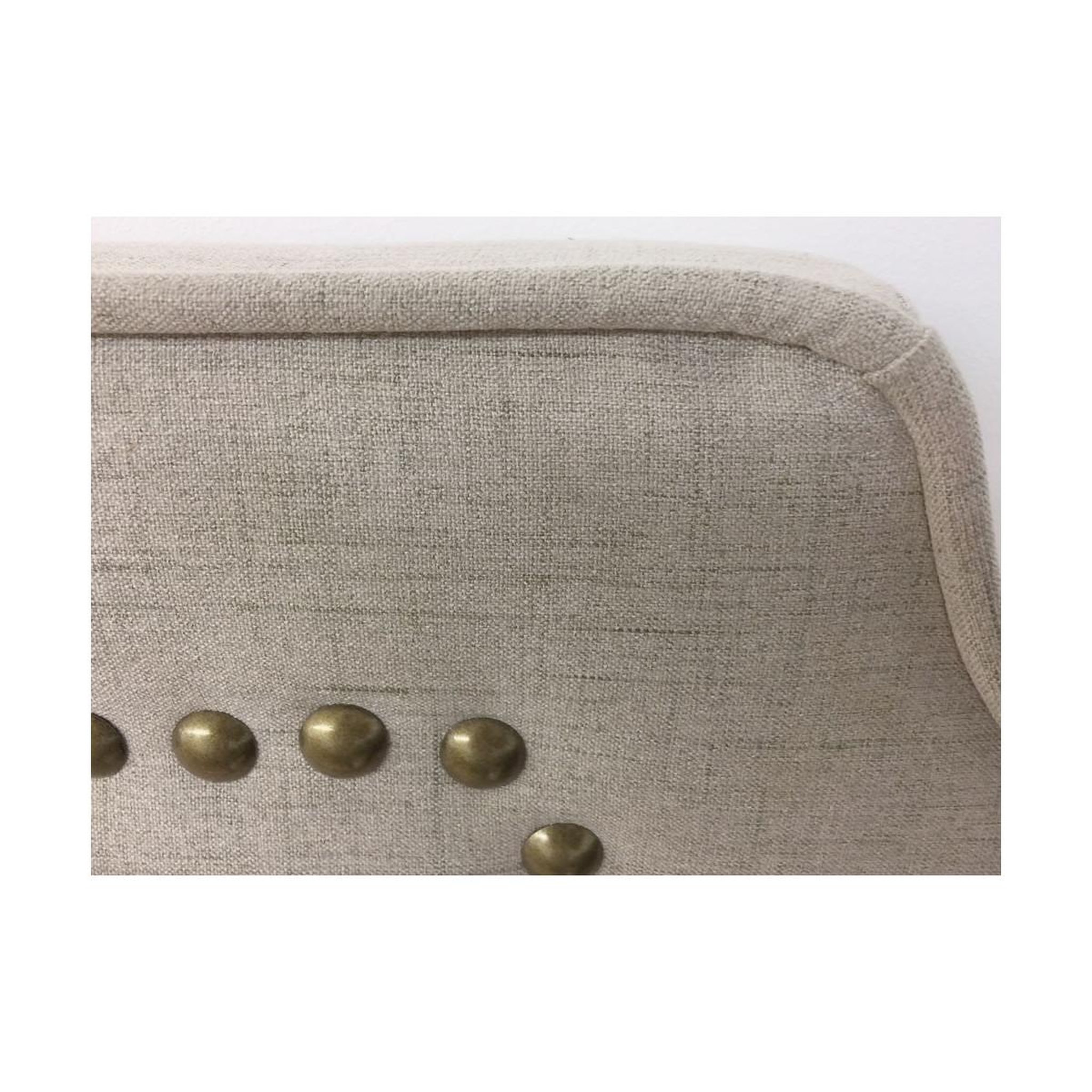 Voir la diapositive 2 : Paris Prix Tête de lit  design en tissu  selena  180cm beige