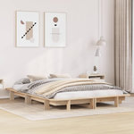 VIDAXL Cadre de lit sans matelas 120x200 cm bois de pin massif