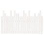 Voir la diapositive 5 : VIDAXL Tete de lit murale Blanc 146,5x3x80 cm Bois massif de pin