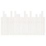 Voir la diapositive 5 : VIDAXL Tete de lit murale Blanc 146,5x3x80 cm Bois massif de pin