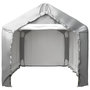 Voir la diapositive 2 : VIDAXL Tente de rangement Gris 180x180 cm Acier galvanise