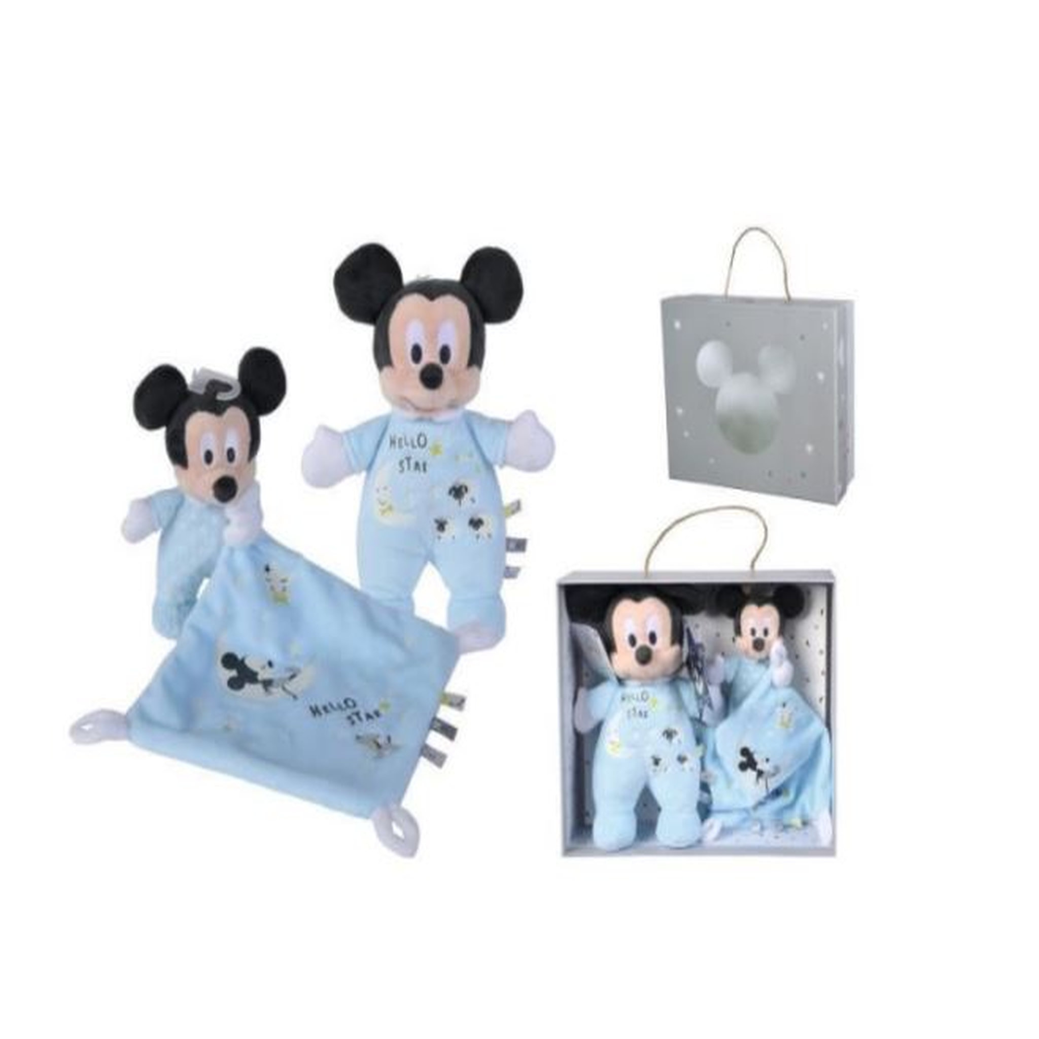 SIMBA Peluche et doudou Disney - Mickey Mouse Brille dans la nuit