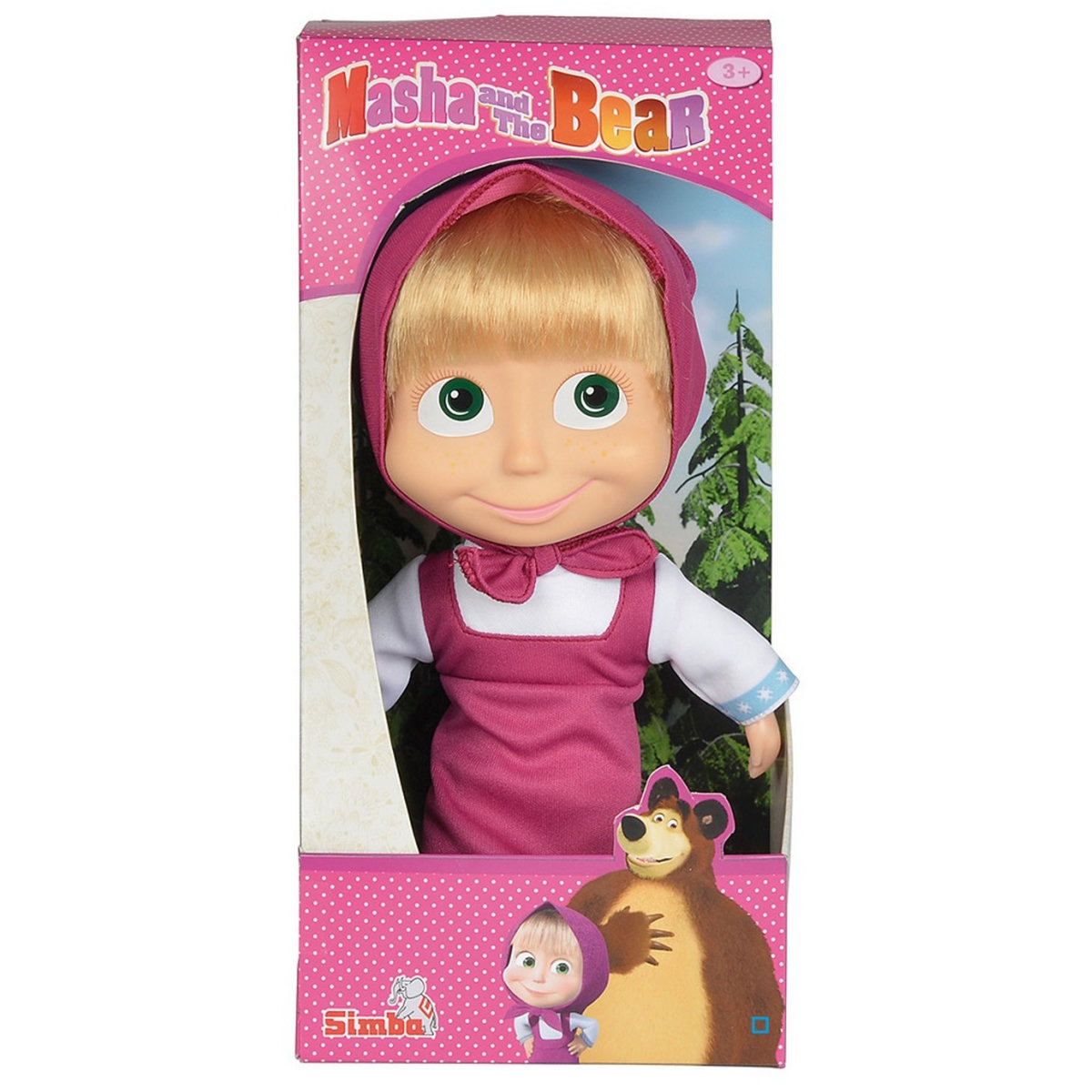 SMOBY Poupée Masha soft 23 cm - Masha et Michka