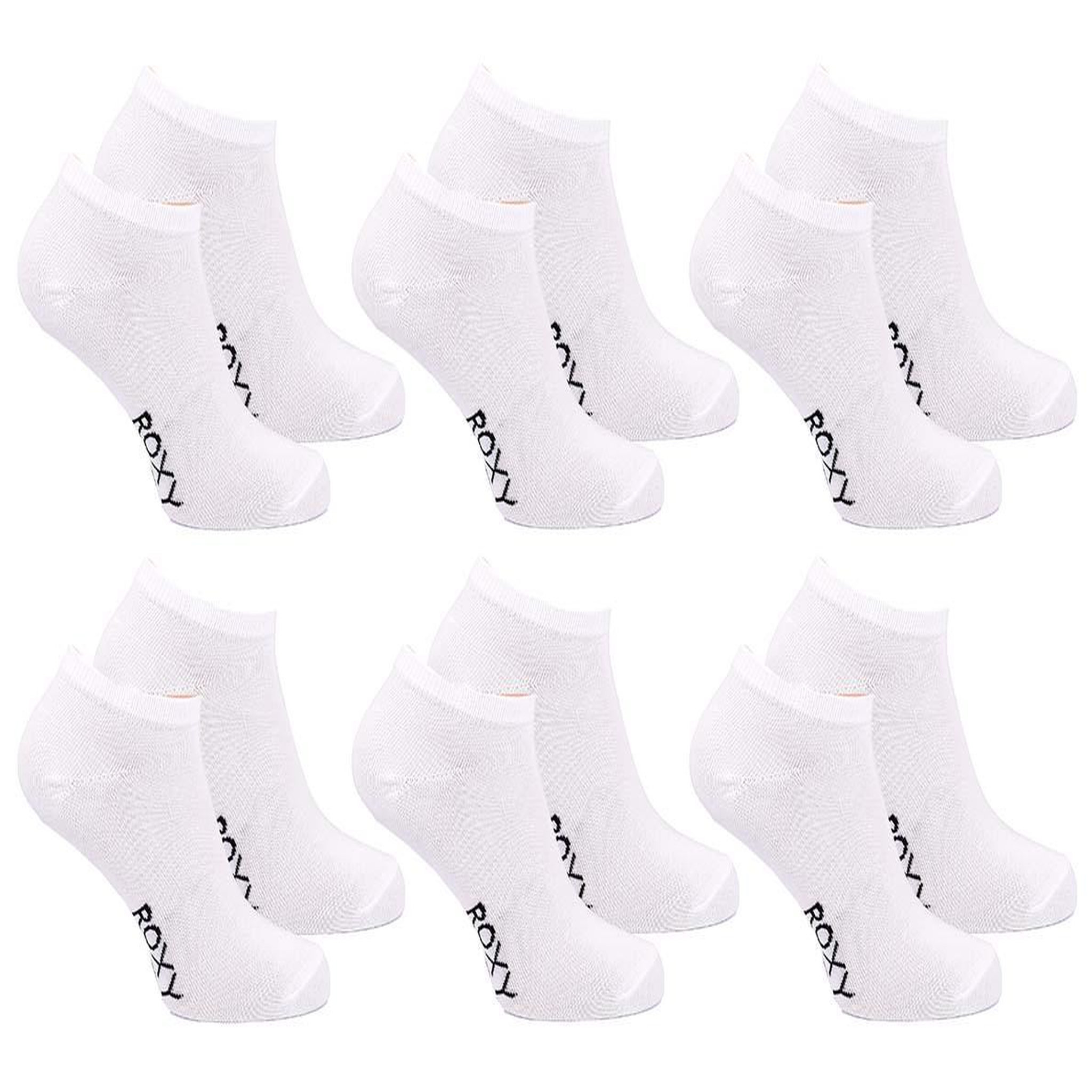 Voir la diapositive 1 : ROXY Roxy chaussettes fille sneaker pack 6 (lot) - coton respirant