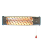 NIKLAS Reglette infrarouge quartz 1200W chauffage mural intérieur et extérieur NIKLAS