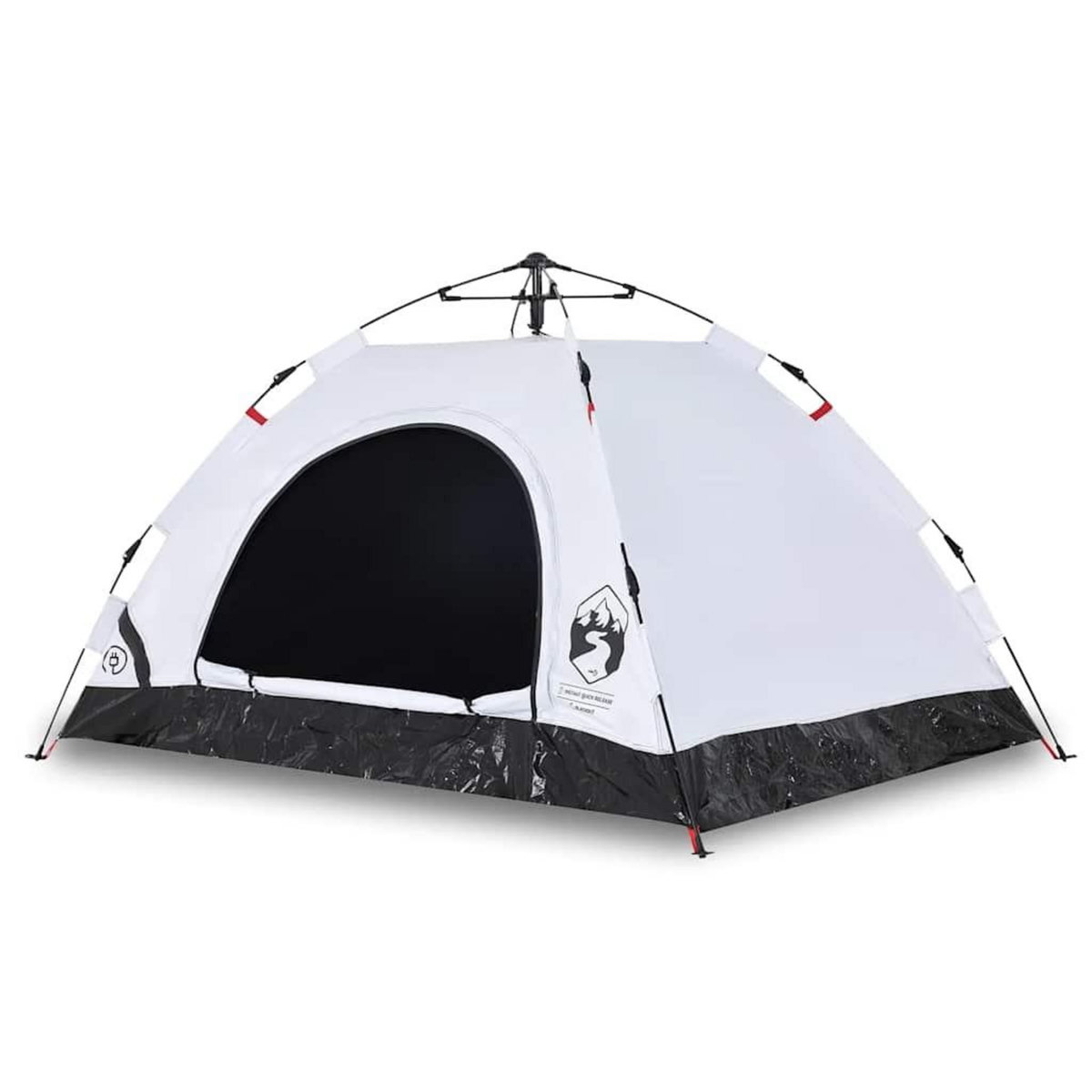 VIDAXL Tente de camping 3 personnes tissu occultant liberation rapide