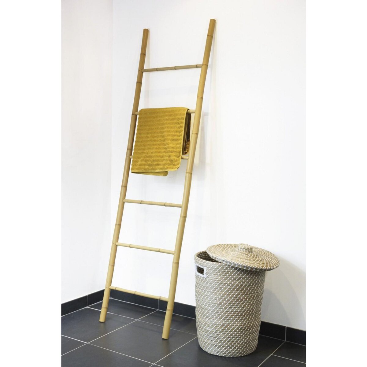 CENTRALE BRICO Porte-serviettes à poser, Bambou