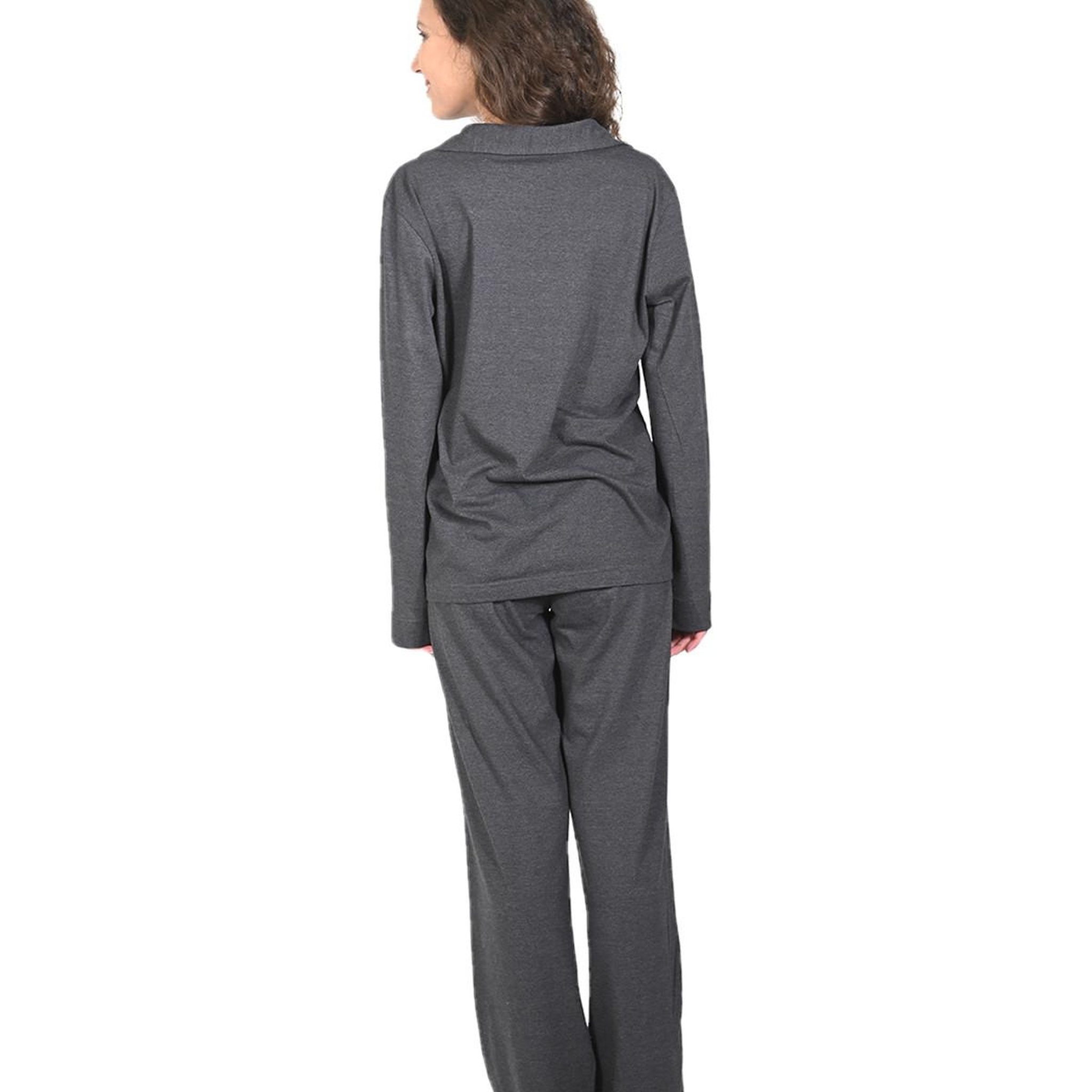 Voir la diapositive 2 : Sensei Maison Pyjama uni chambray femme MILA