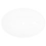 Voir la diapositive 3 : VIDAXL Lavabo en forme ovale Ceramique 40 x 33 cm Blanc