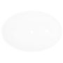 Voir la diapositive 3 : VIDAXL Lavabo en forme ovale Ceramique 40 x 33 cm Blanc