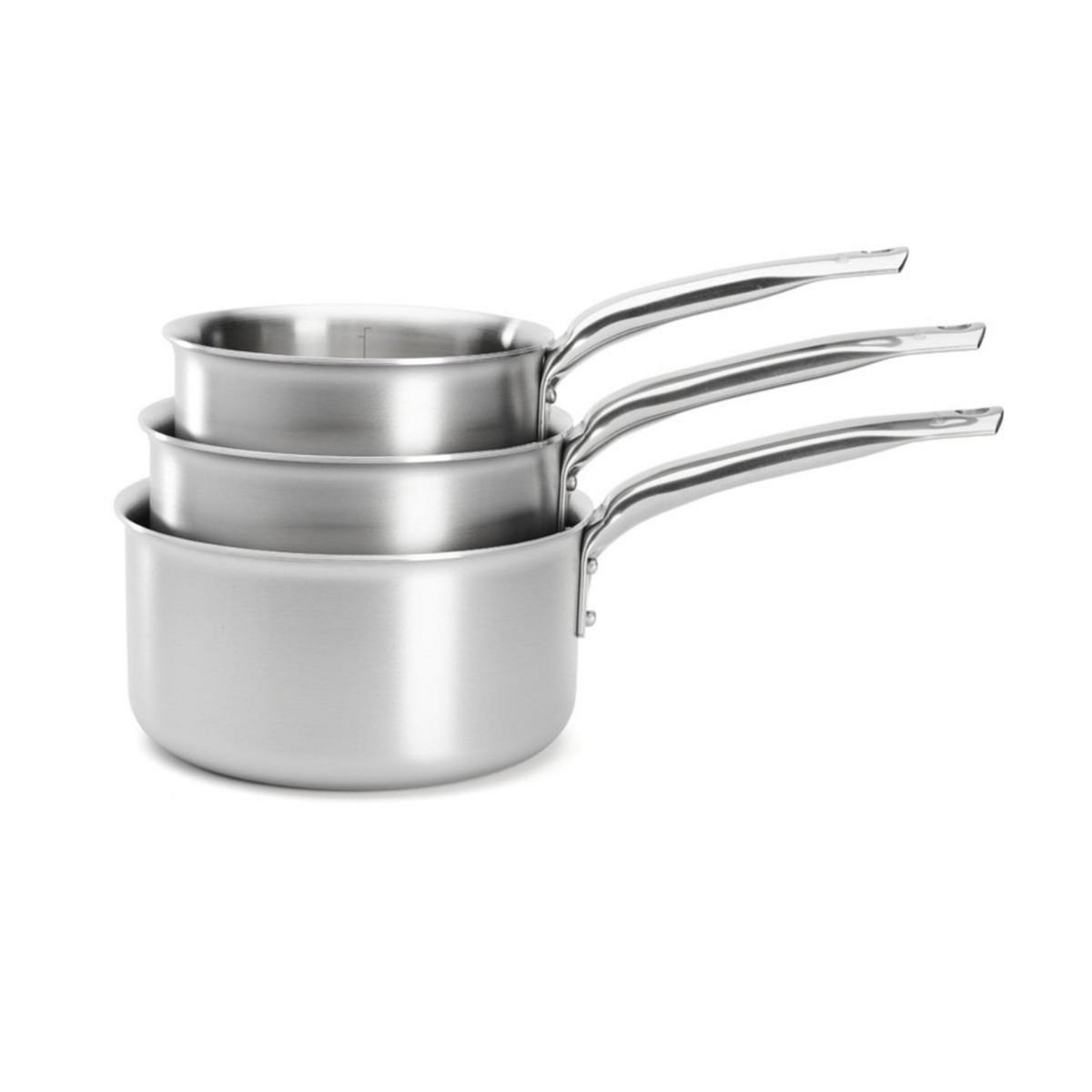 De buyer Série de 3 casseroles inox 16/18/20cm - 3601.03