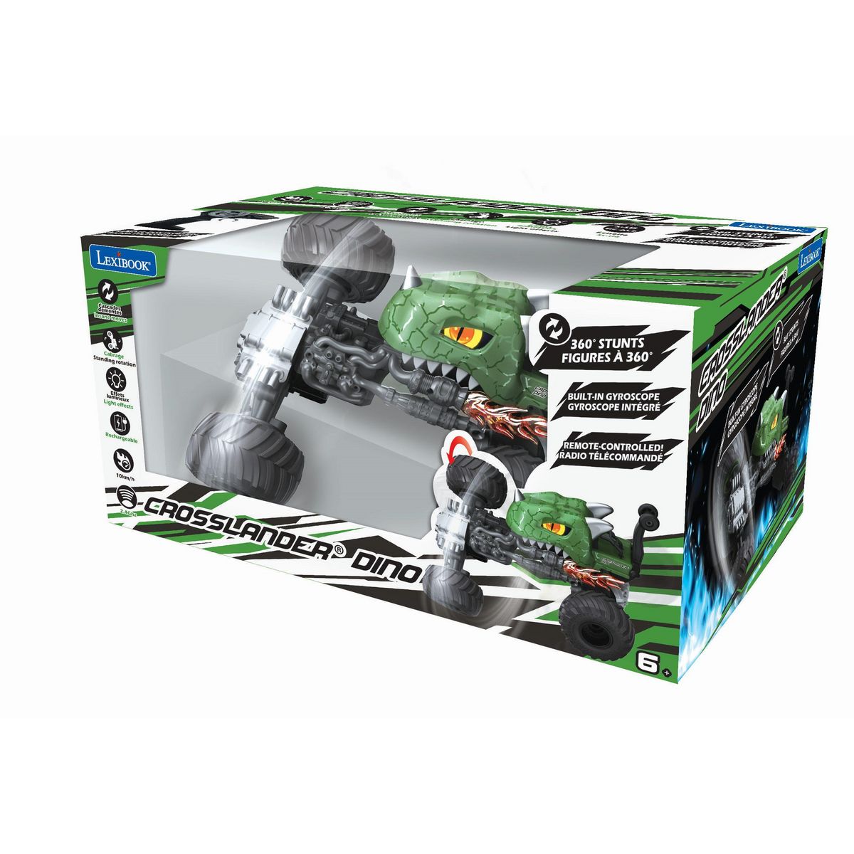 Lexibook CROSSLANDER DINO, cabrage rotatif