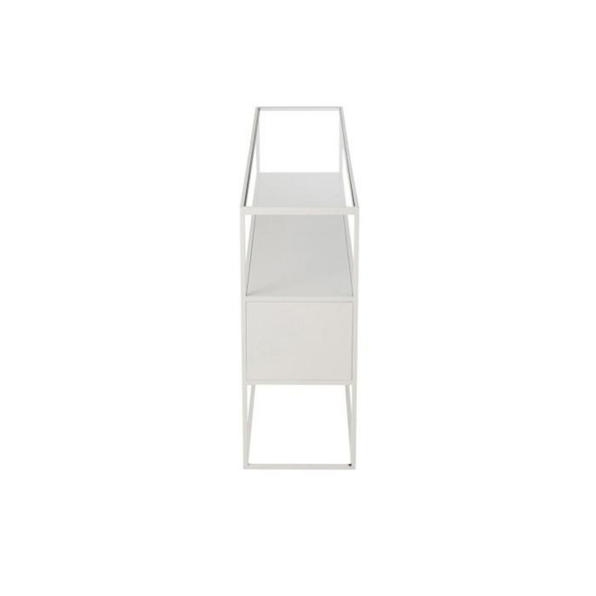 Paris Prix Console en Métal  Maryanne  140cm Blanc