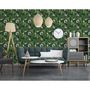 Voir la diapositive 5 : DUTCH WALLCOVERINGS DUTCH WALLCOVERINGS Papier peint Eden Noir et vert fonce