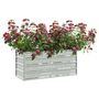 Voir la diapositive 3 : VIDAXL Lit sureleve de jardin 100x40x45 cm Acier galvanise Argente
