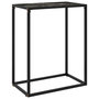 Voir la diapositive 1 : VIDAXL Table console Noir 60x35x75 cm Verre trempe