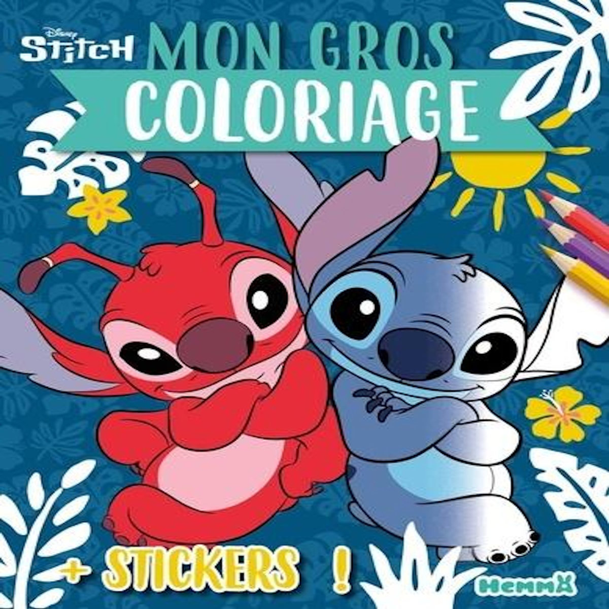 MON GROS COLORIAGE STITCH. + STICKERS !, Disney