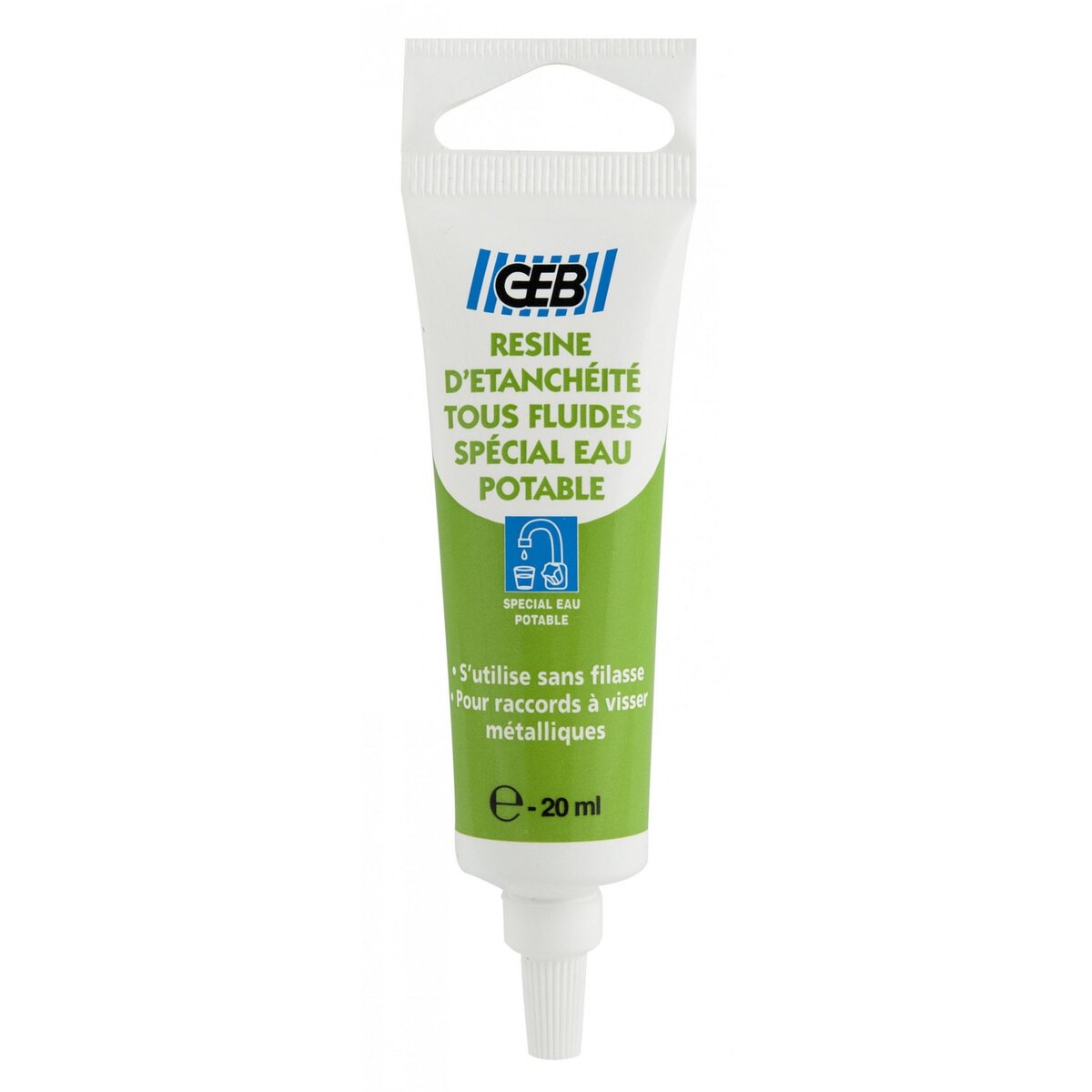 Geb Résine d'étanchéité tous fluides, 20ml, GEB