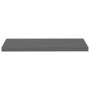 Voir la diapositive 5 : VIDAXL Etagere murale flottante 4 pcs Gris brillant 80x23,5x3,8 cm MDF
