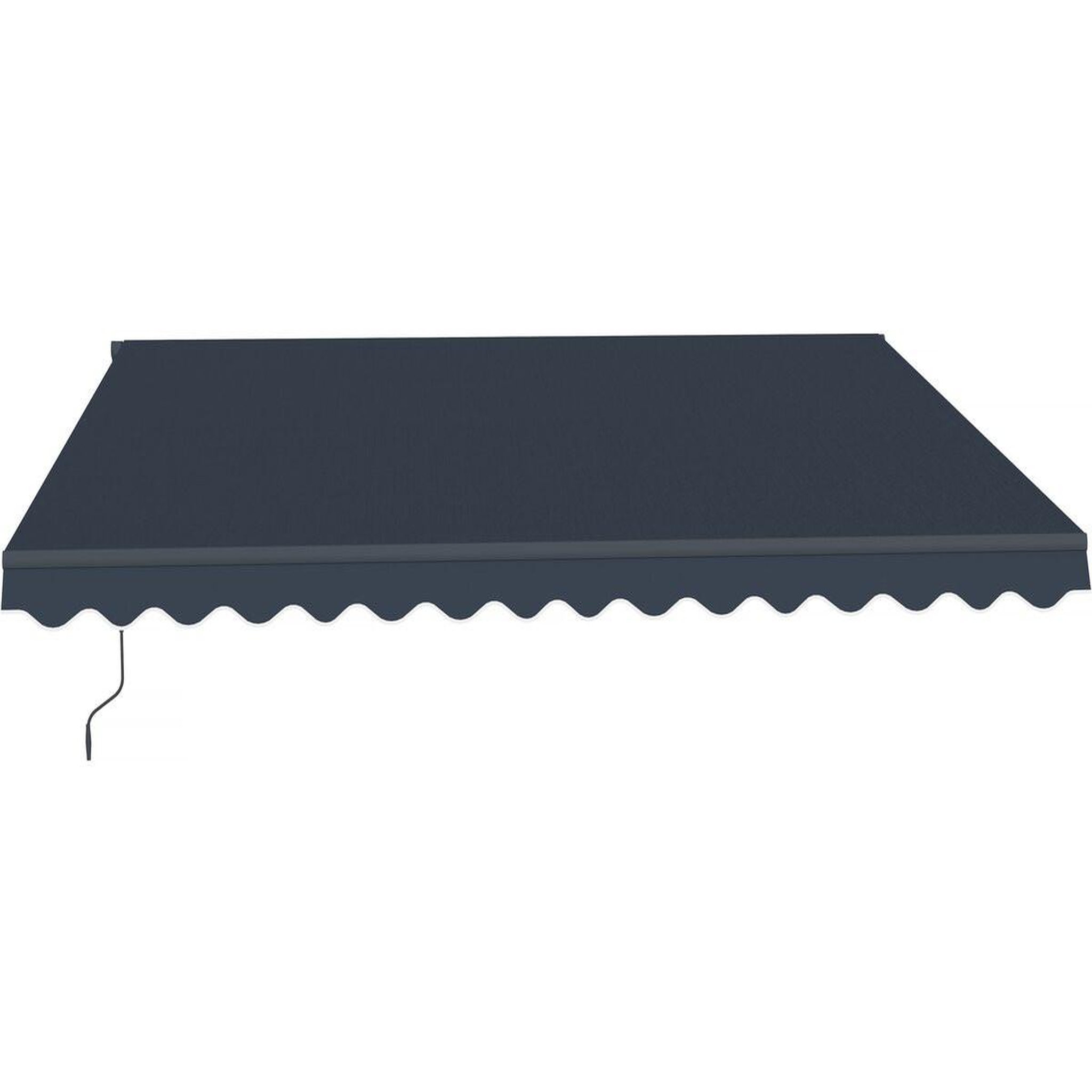 Habitat et Jardin Store banne en aluminium  Ombra 4  - 395 x 300 cm - Gris