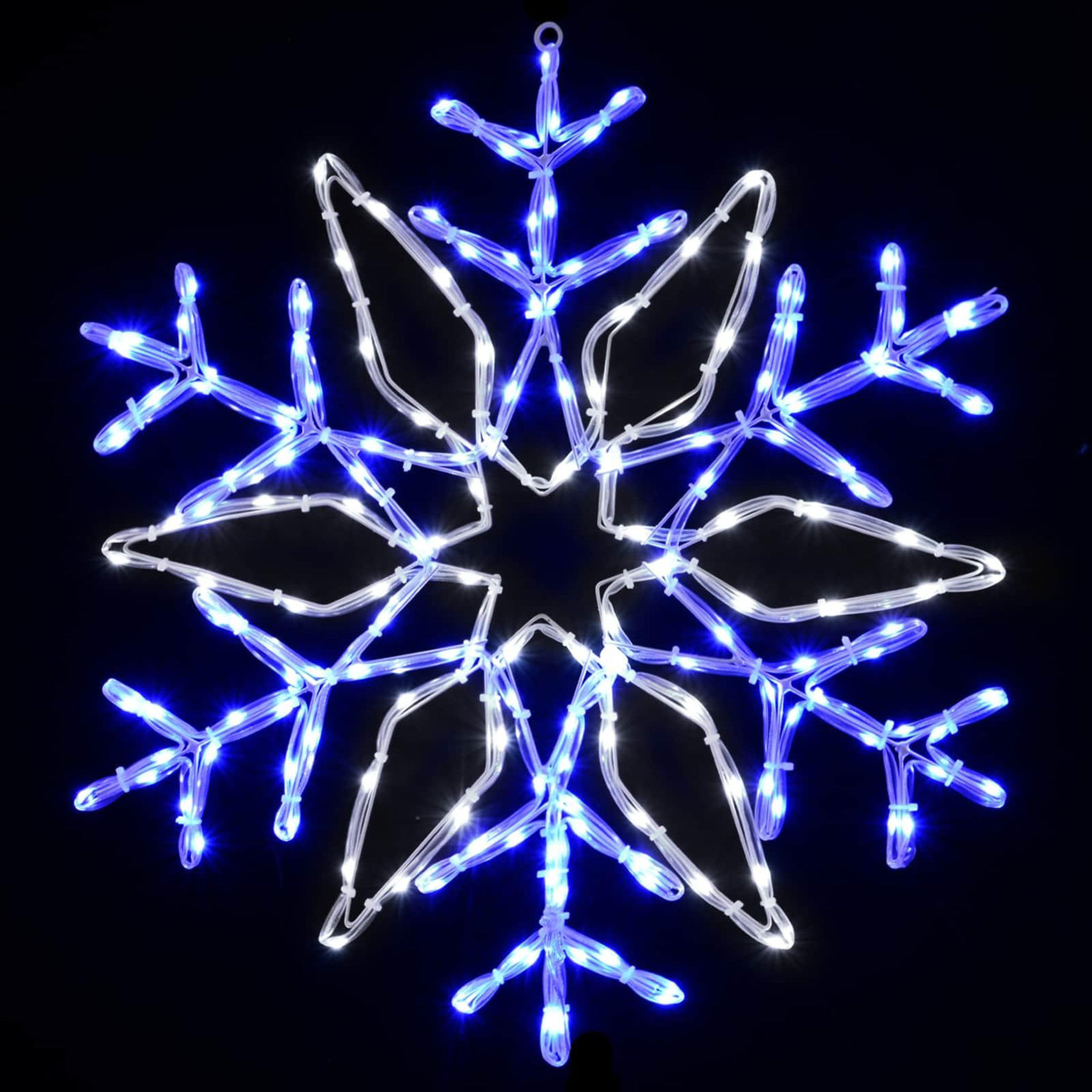 Voir la diapositive 5 : VIDAXL Flocon de neige lumineux de Noël LOVIISA 140 LED Blanc froid