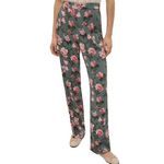 Vero Moda Pantalon Fluide /Rose à  otifs Femme Vero  oda Easy Joy. Coloris disponibles : Vert