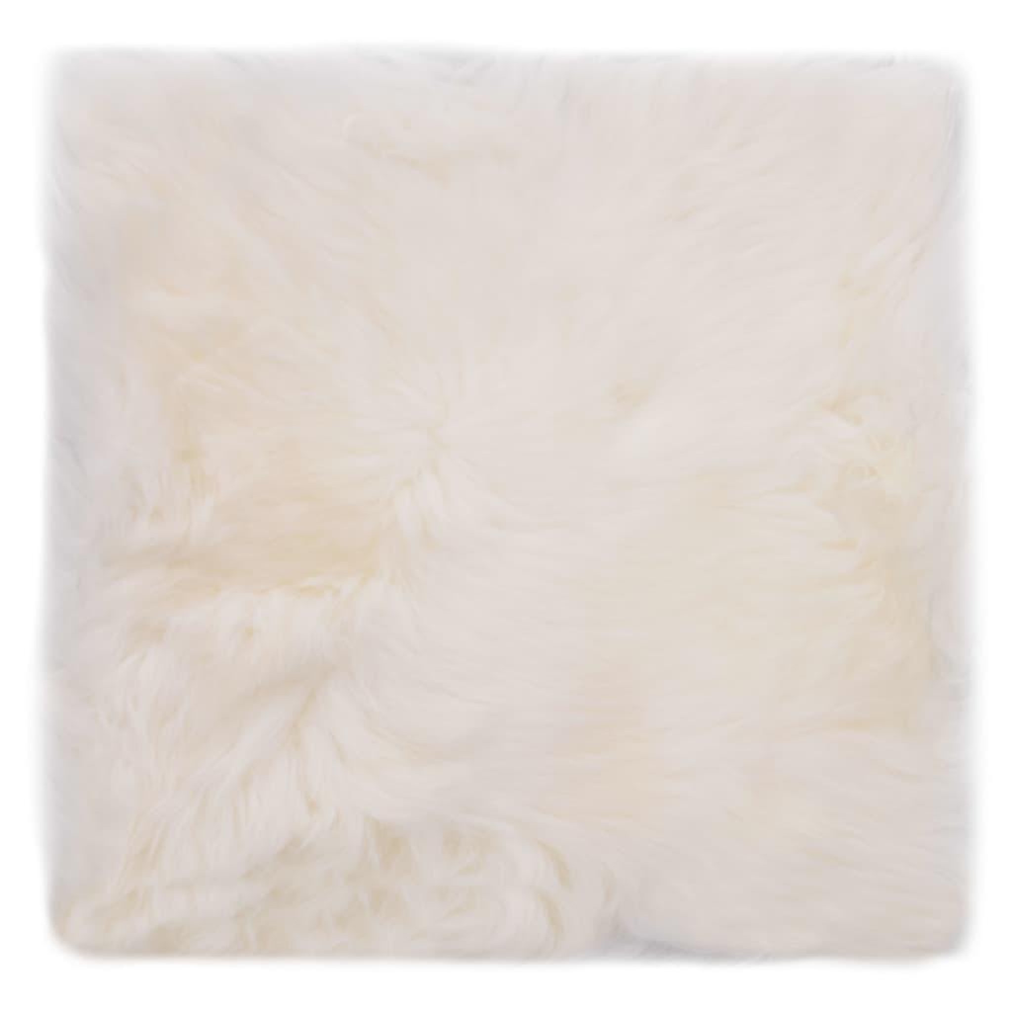 Voir la diapositive 2 : VIDAXL Coussins de chaise lot de 2 Blanc Peau de mouton veritable