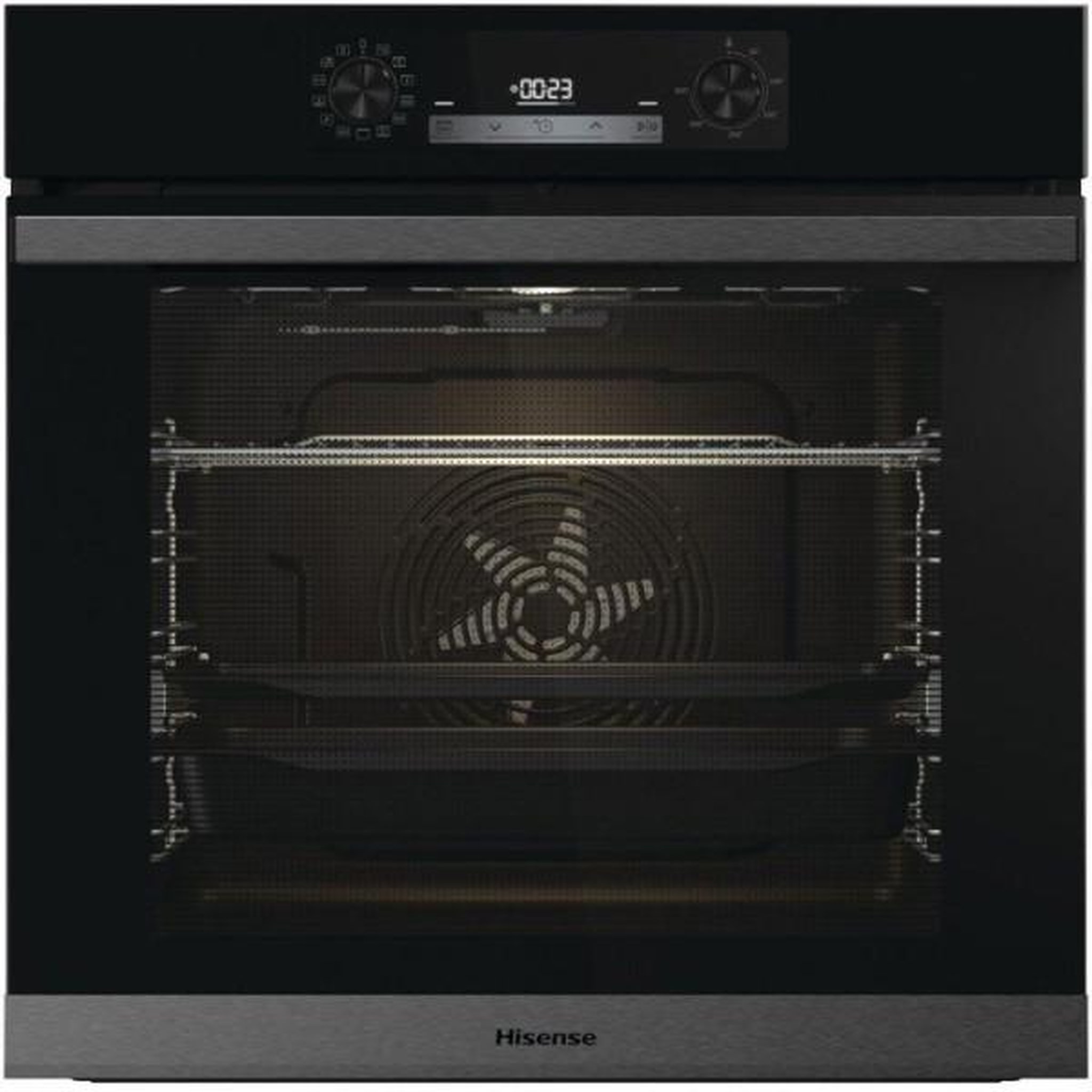 Hisense Four  encastrable - hisense - bsa65226ab - 77l - cuisson vapeur - glissieres télescopiques - noir - classe énergie a