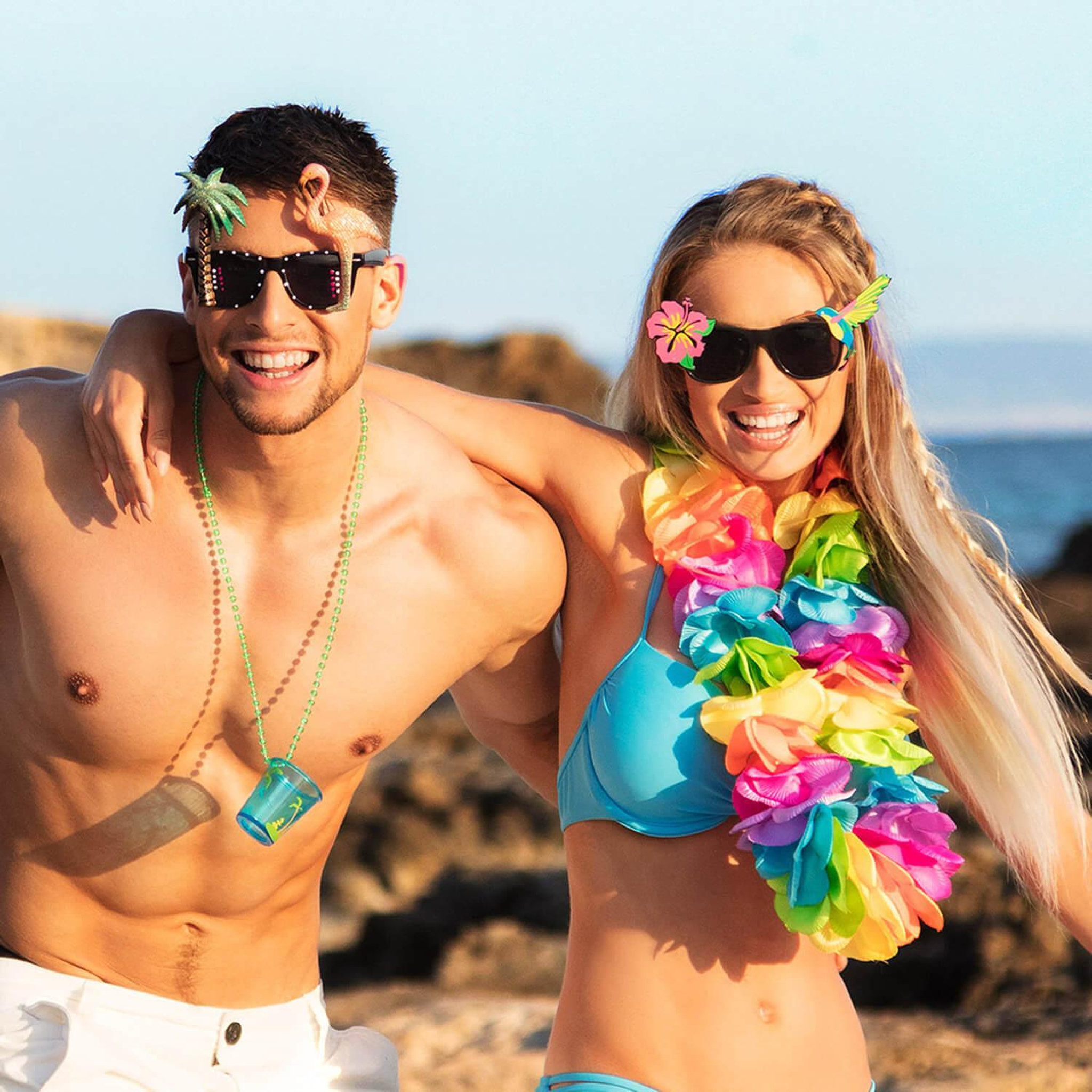 Voir la diapositive 3 : Boland Collier Hawaiien De Luxe XL - Multicolore