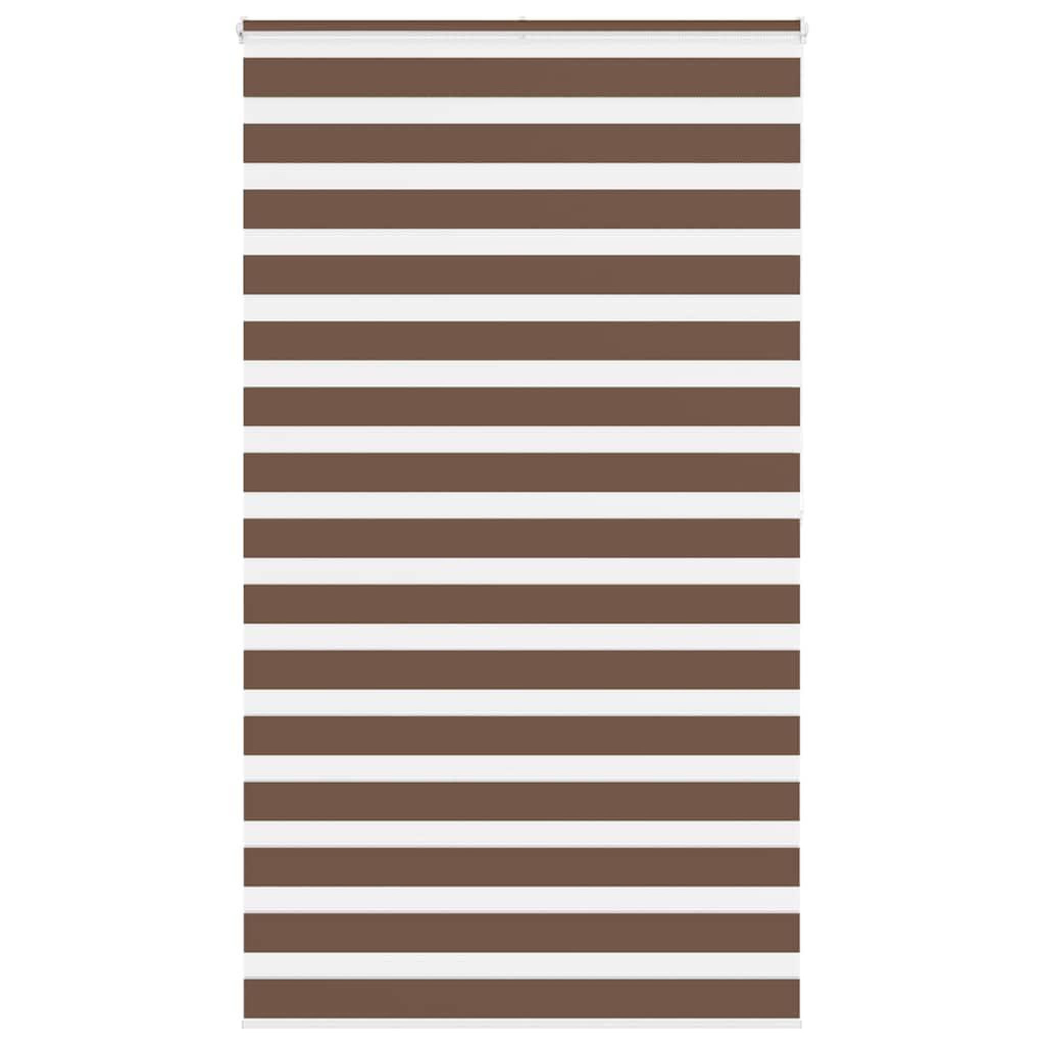 VIDAXL Store zebre marron 130x200cm largeur du tissu 125,9cm polyester