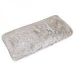 VIVEZEN Bouillotte chauffante ou refroidissante 10 x 22cm déhoussable pour toutes parties du corps - Cosy - Beige