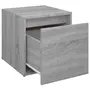 VIDAXL Tiroir boîte Sonoma gris 40,5x40x40 cm Bois d'ingenierie