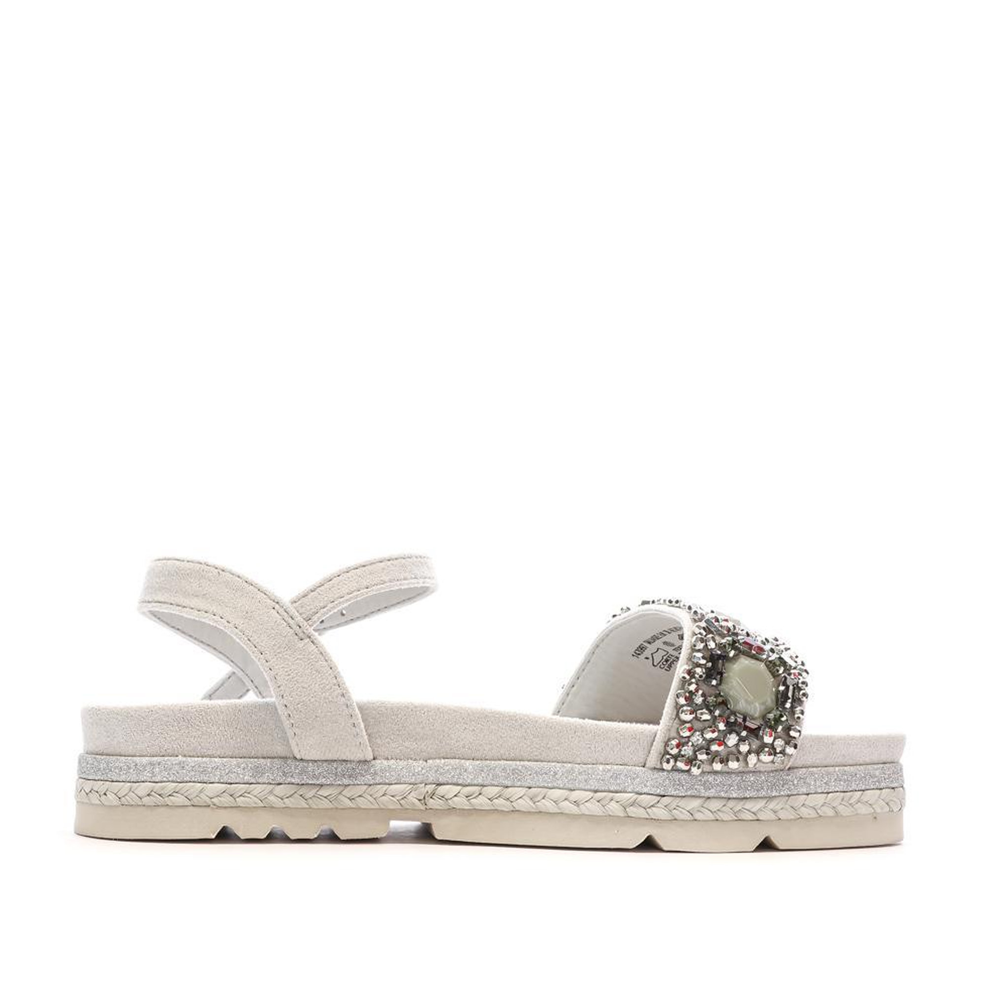 Voir la diapositive 2 : XTI Sandales Grises Femme XTI 143997
