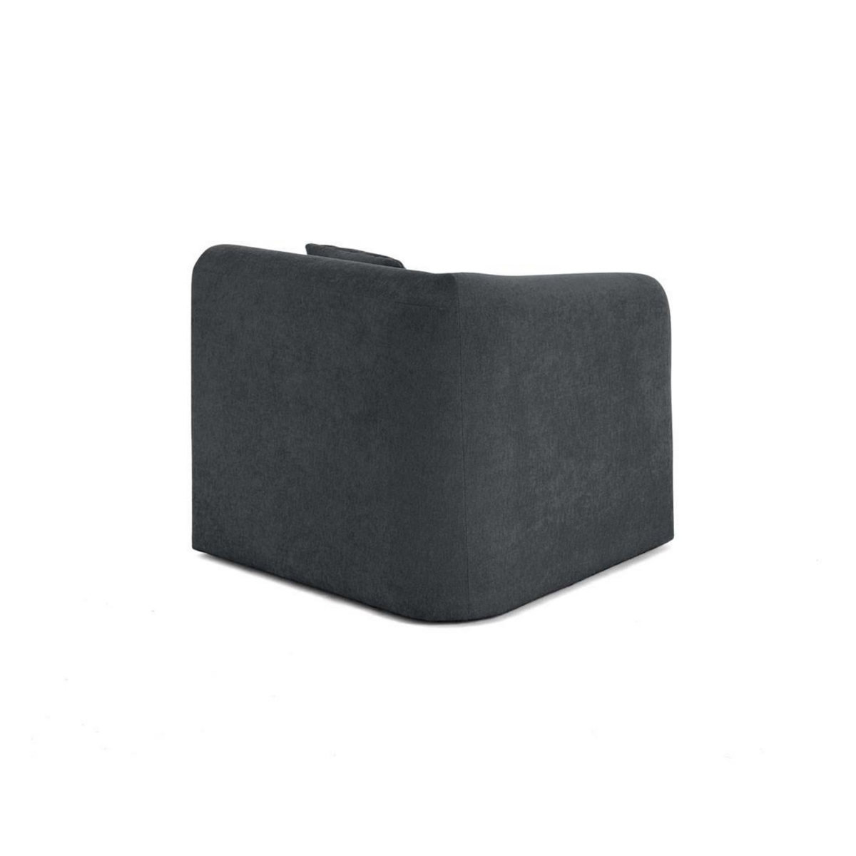 LISA DESIGN Ikare - module d'assise d'angle gauche - en tissu