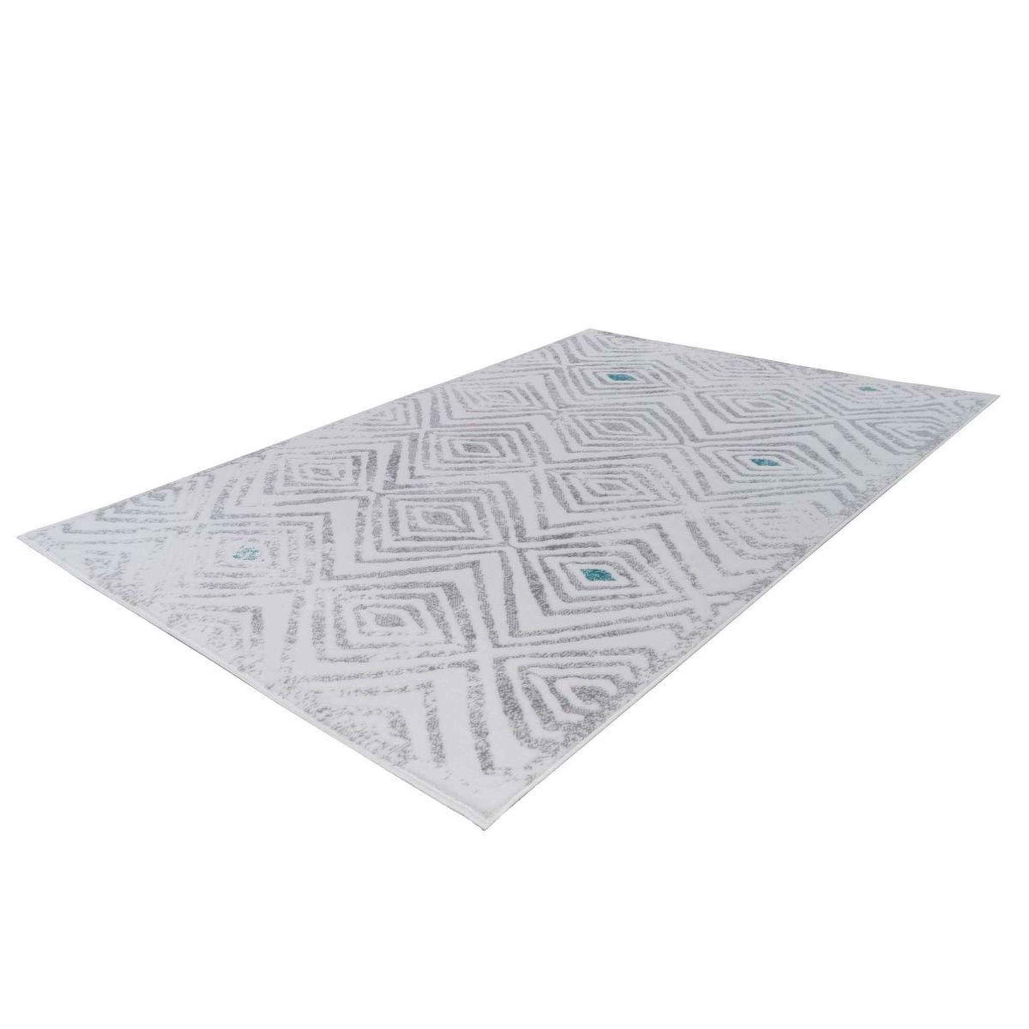 Voir la diapositive 4 : Paris Prix Tapis ethnique à poils courts  vancouver iv  blanc