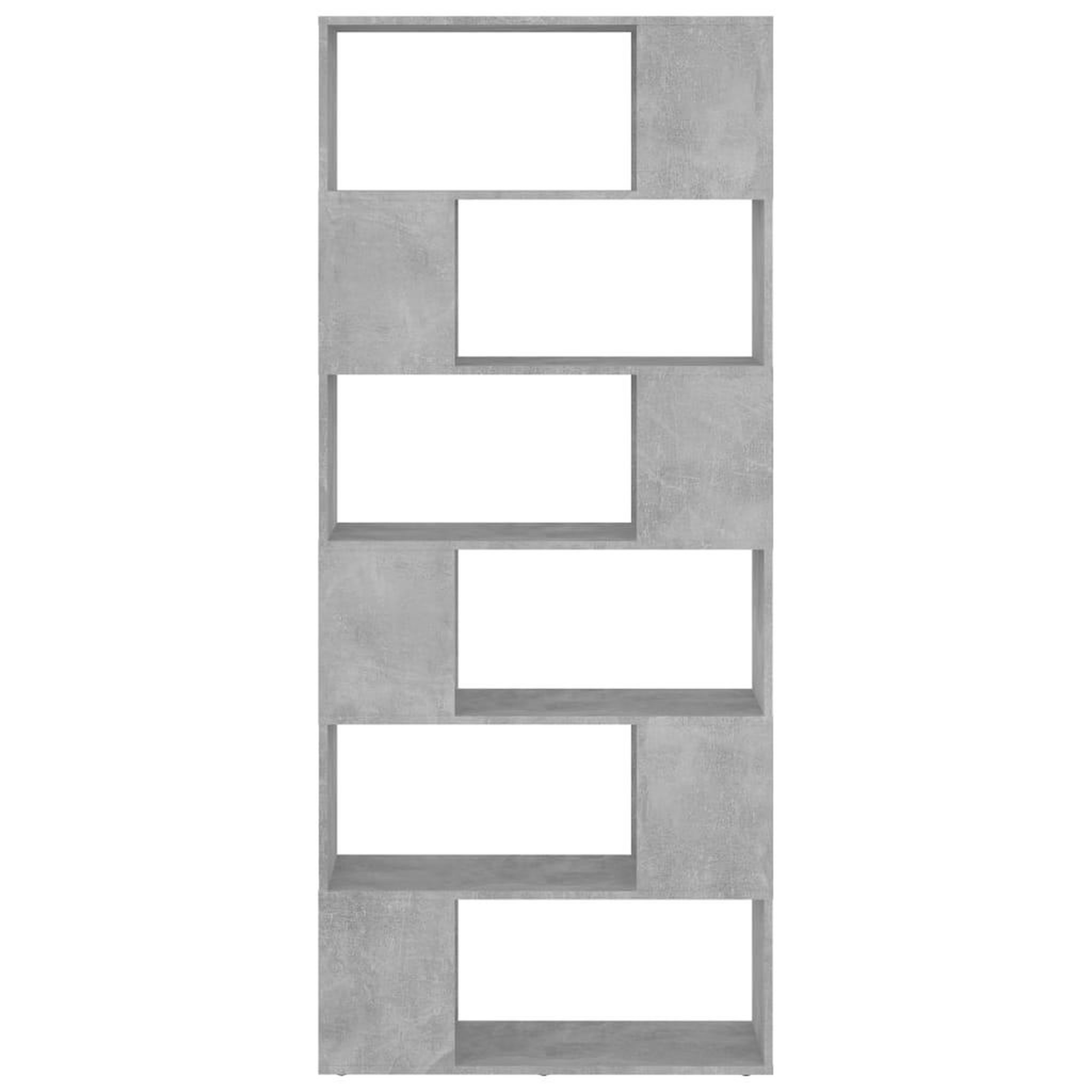 Voir la diapositive 3 : VIDAXL Bibliotheque/Separateur de piece Gris beton Bois d'ingenierie