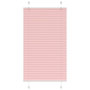 Voir la diapositive 1 : VIDAXL Store plisse rose 75x100 cm largeur du tissu 74,4 cm polyester