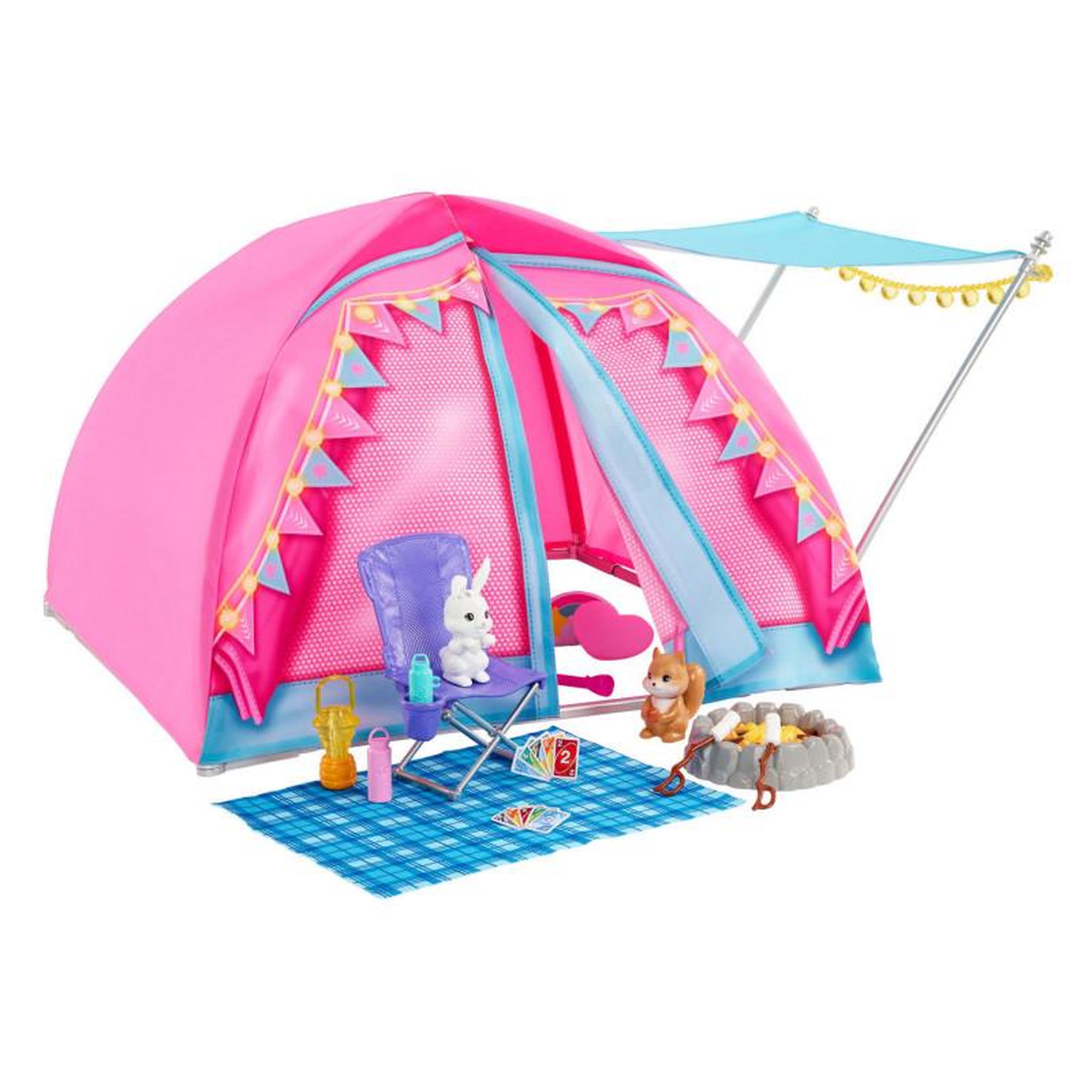 MATTEL Mattel - Barbie Let's Go Camping Tent Playset HGC18