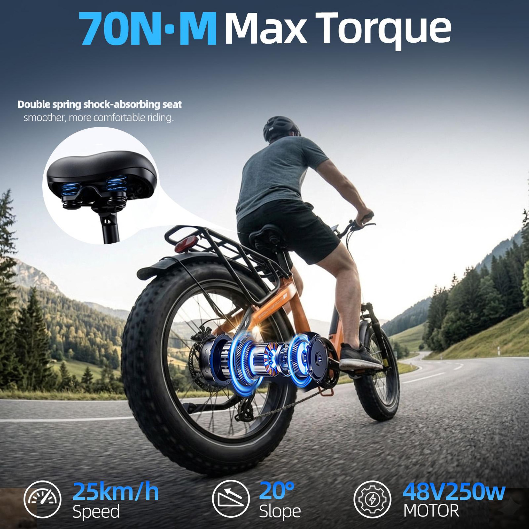 Voir la diapositive 6 : TTGO Vélo électrique pliant TTGO F6 Boost 250 W