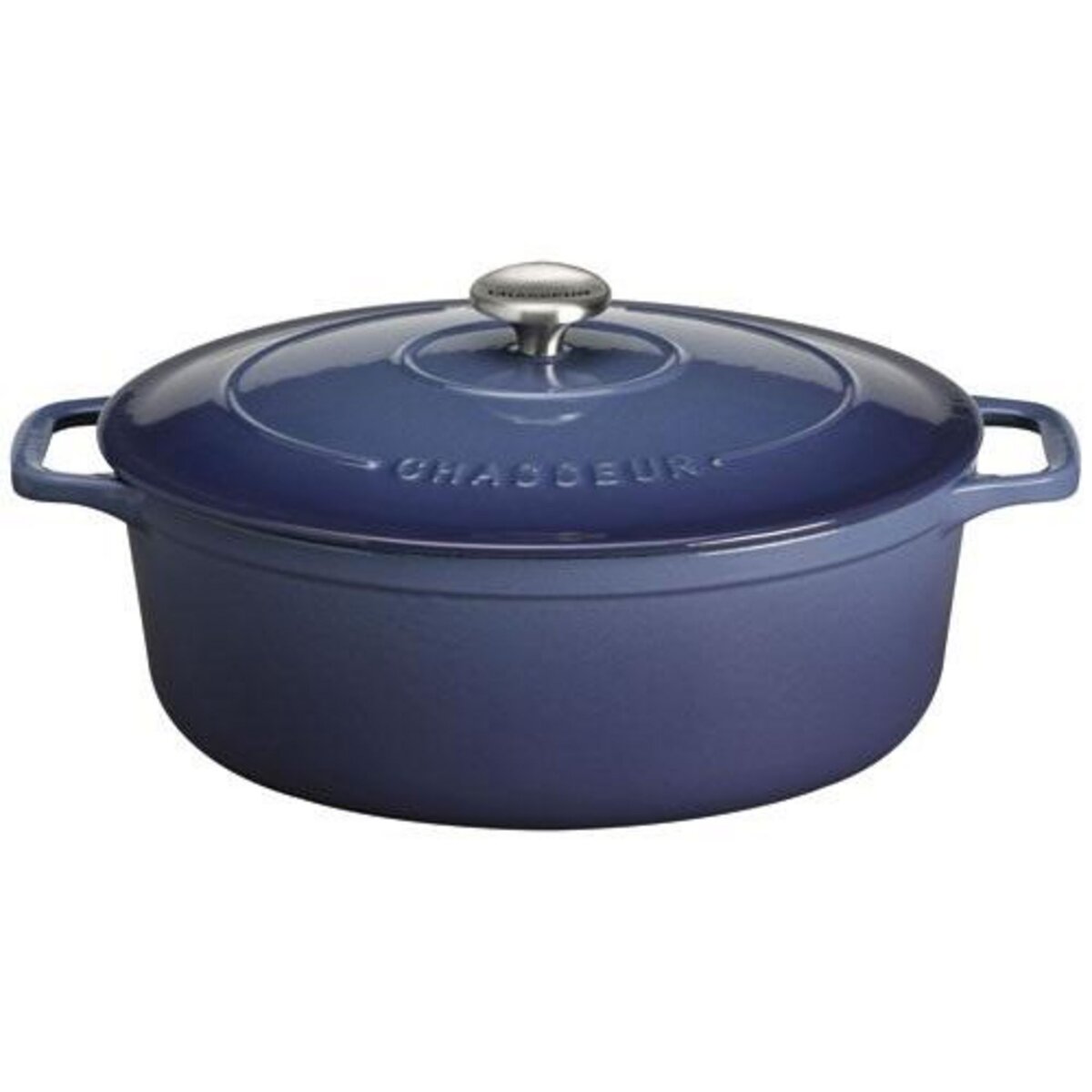 Chasseur Cocotte ovale 33cm 7l10 bleu PUC473380 pas cher Auchan.fr