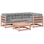 Voir la diapositive 2 : VIDAXL Salon de jardin 5 pcs et coussins bois massif sapin de douglas