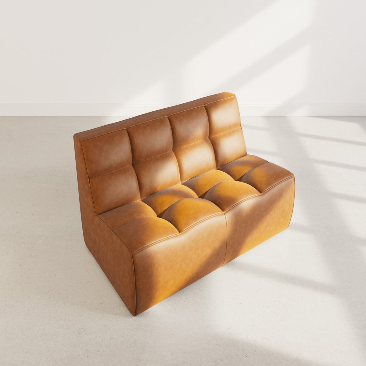 LISA DESIGN Alya - canapé 2 places en simili