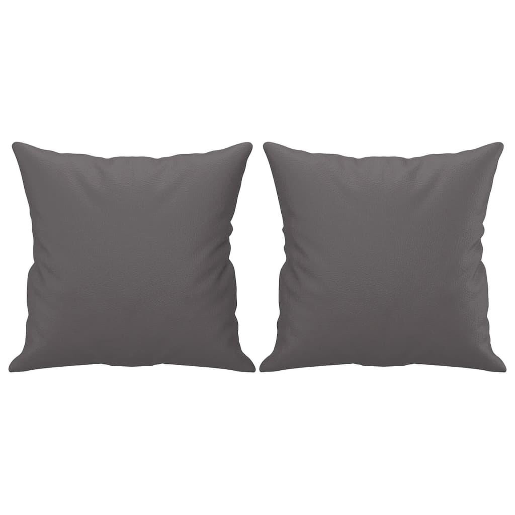 Voir la diapositive 5 : VIDAXL Ensemble de canapes 2 pcs avec coussins gris similicuir