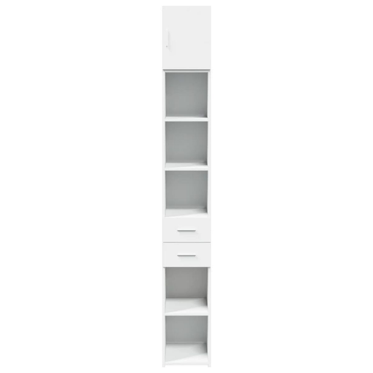 VIDAXL Armoire de rangement mince blanc 30x42,5x225 cm