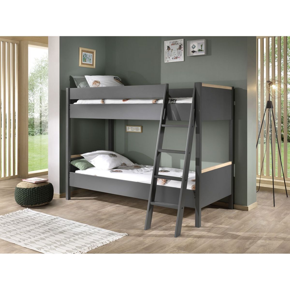 Lit superposé 90 x 200 cm AIMY